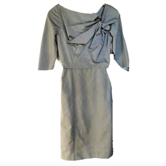 Byon Lars Collection Twist Front Sheath Dress - Picture 1 of 7